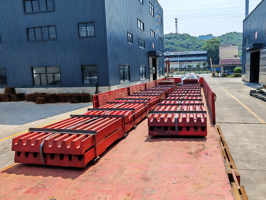 On April-28- 2025, 25 sets of Jaw plates export to Myanmar