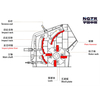 High Chromium-Manganese alloy cast plate hammer for Impact crusher 