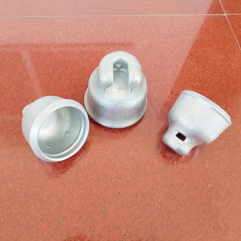 Toughened cast porcelain insulator steel cap for High voltage electromagnetic insulator