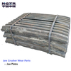 Mn-Cr alloy cast Jaw crusher spare wear parts: Side liner & Jaw plates 