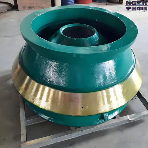 The high Mn-Cr alloy cast wear part: Bowl liner & Mantle liner for Cone crusher 