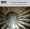 High Manganese alloy casting ball mill liner plate for 18*36 ball mill in Mining 
