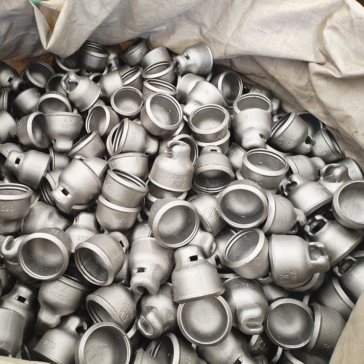 Toughened cast porcelain insulator steel cap for High voltage electromagnetic insulator