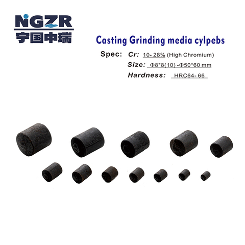  High Abrasion Resistance Grinding Media - High Chrome Steel Ball & Cylpebs for Cement Ball Mill 