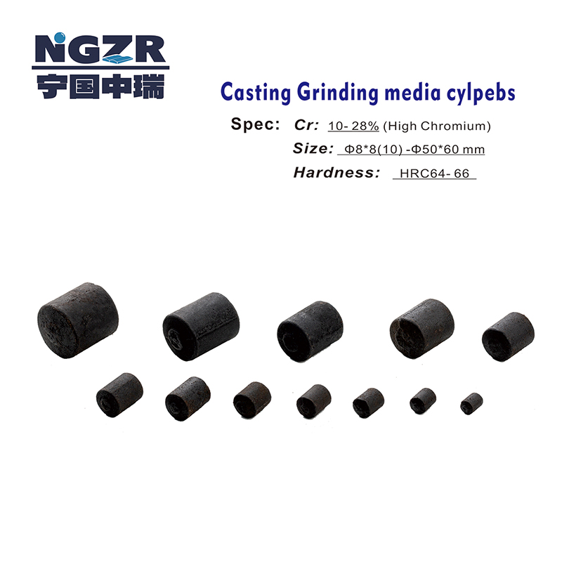  High Abrasion Resistance Grinding Media - High Chrome Steel Ball & Cylpebs for Cement Ball Mill 