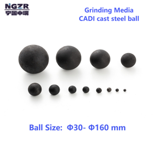 GM-4: CADI Cast Grinding Media Steel Ball for SAG Mill in Mining 