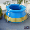 The high Mn-Cr alloy cast wear part: Bowl liner & Mantle liner for Cone crusher 