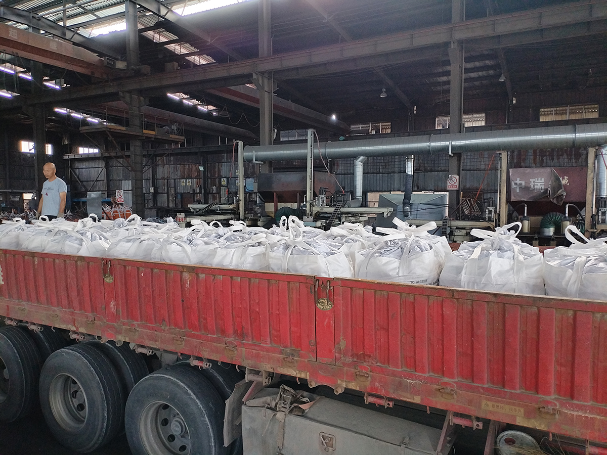 100 tons high chrome grinding steel ball export to Algeria