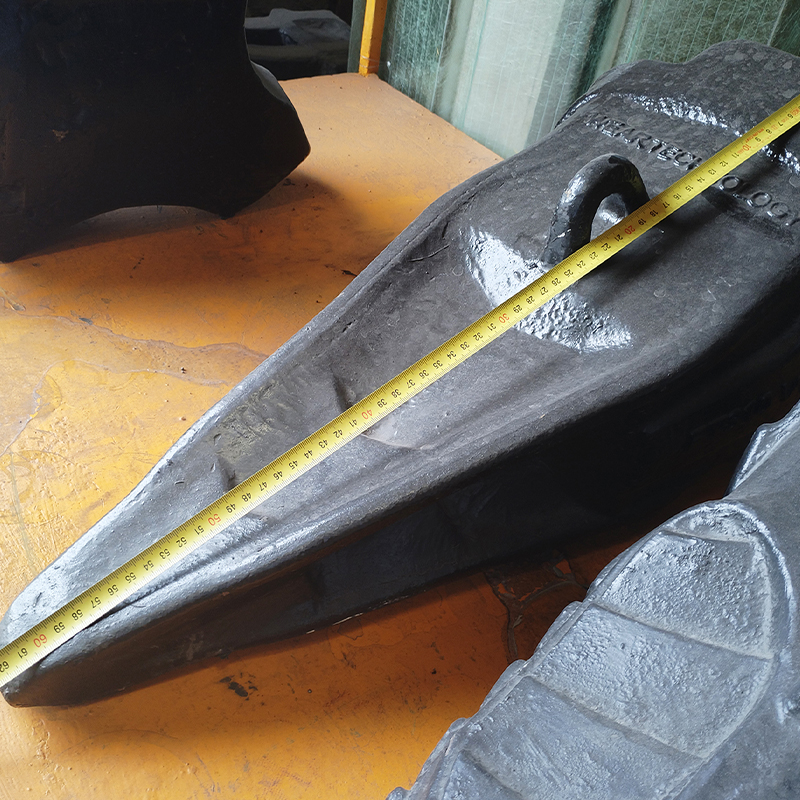 High Abrasion-Resistant Alloy Steel Cast Excavator Bucket Teeth & Adapters for Mining
